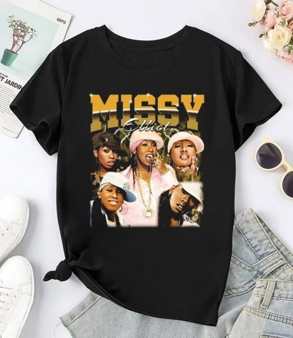 Bootleg Missy Elliott 90s Retro Shirt Missy ElliottTour Shirt